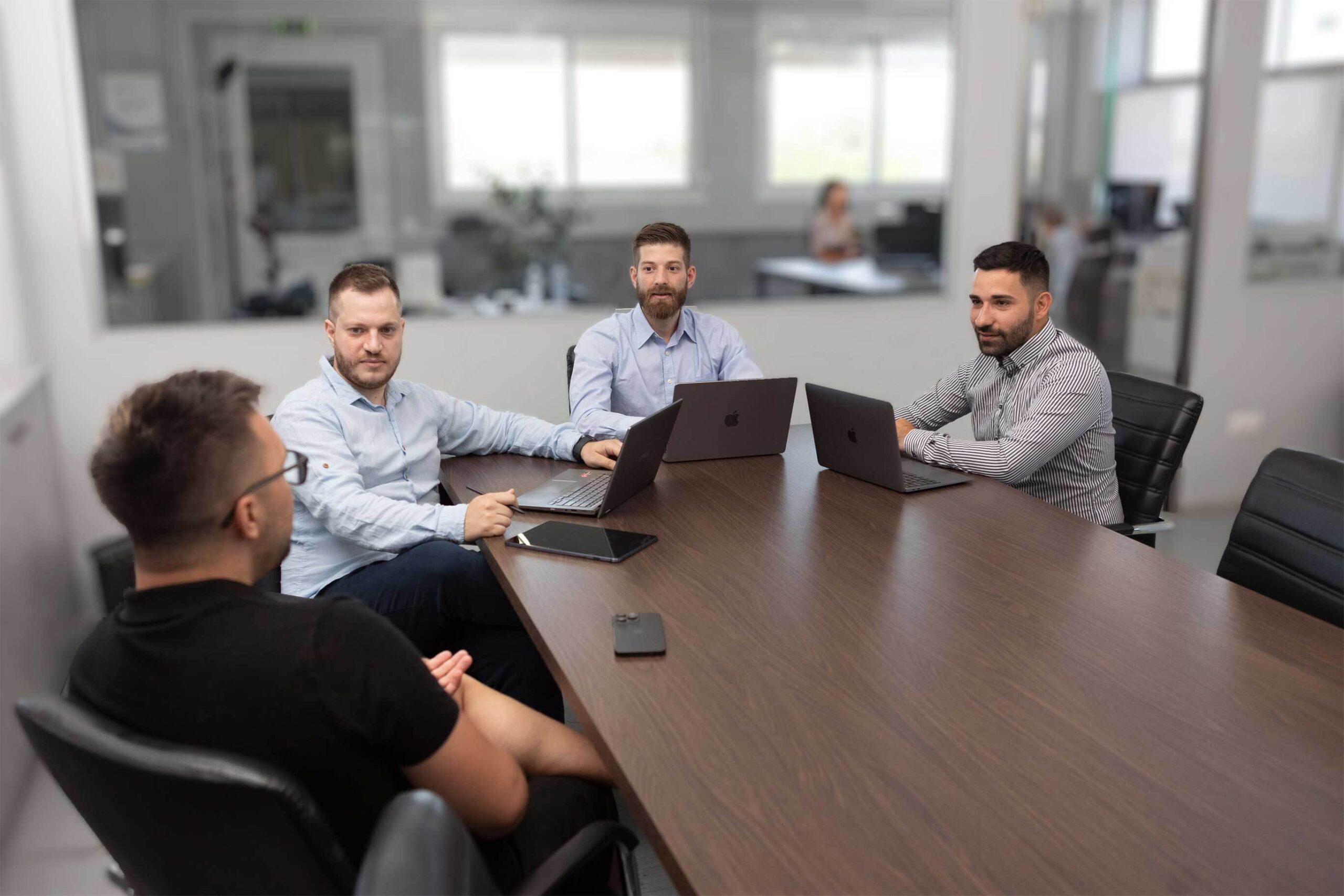 Συνάντηση της ομάδας Webgrams με δυνητικό πελάτη για την κατασκευή της ιστοσελίδας του.