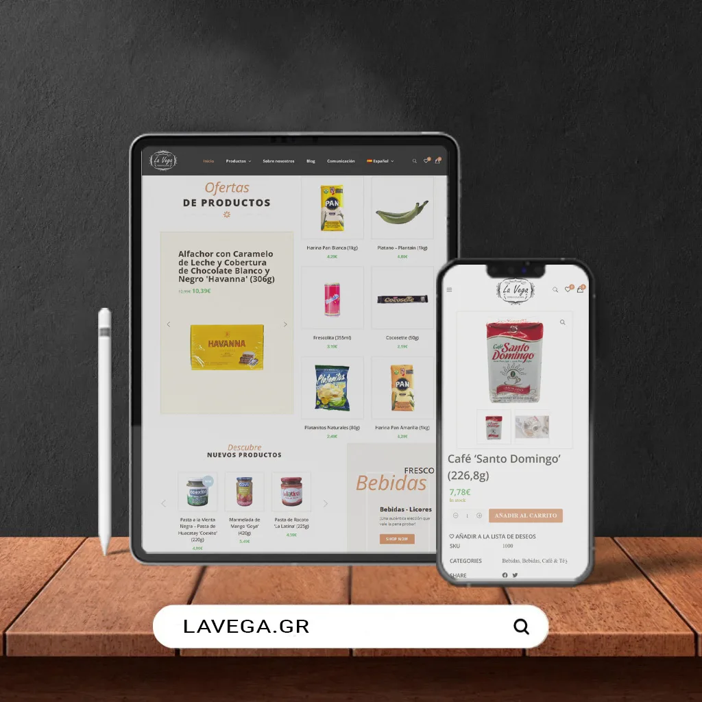 Ανακατασκευή Delicatessen E-Shop – La Vega